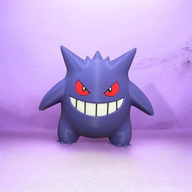 Gengar – impressão 3D Filamento multicor