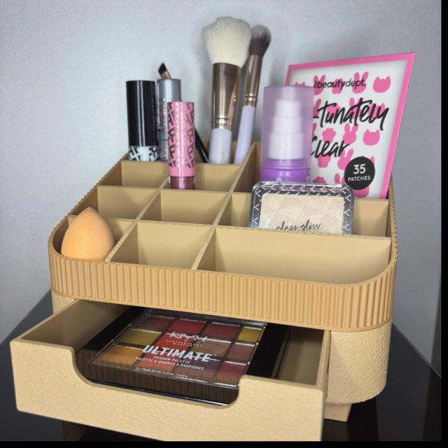 Organizador de Maquiagem – impressão 3D Filamento PLA