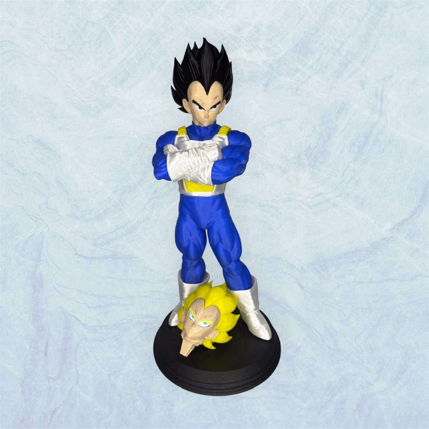 🔥 Vegeta Dragon Ball – Cabelo Preto e Super Saiyajin! ⚡ – Dragon Ball, impressão 3D em Filamento