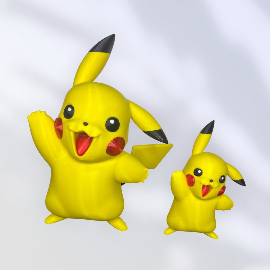 ⚡ Pikachu – Decoração Pokémon ⚡ – impressão 3D Filamento